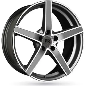 Jante Aluminium Racer 18 Pouces Gris Face Polie pas cher