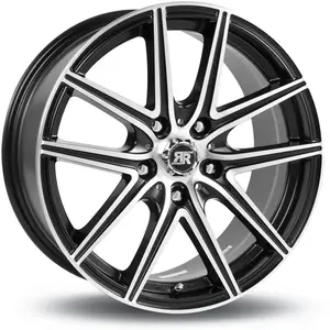 Jante Aluminium Racer 17 Pouces Noir Satin Face Polie pas cher