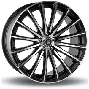 Jante Aluminium 24h Du Mans 15 Pouces Noir Satin Face Polie pas cher