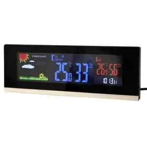 FISHTEC Station Météo Panoramique - Ecran LCD Couleurs animées - Radio... pas cher