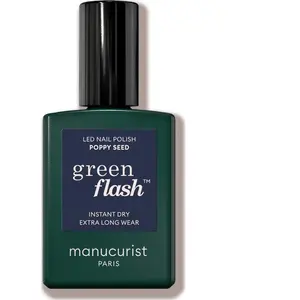 Manucurist Green Flash Poppy Seed Vernis semi-permanent bleu grisâtre 15ml pas cher