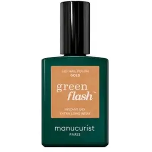 Manucurist Green Flash Led Nail Polish Gold 15ml pas cher