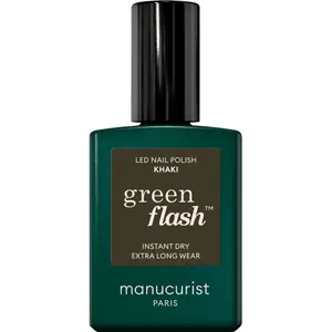 Manucurist Vernis GREEN FLASH Semi-permanent-Khaki- 15 ml pas cher