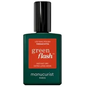 Comparateur de prix : Vernis semi-permanent Green Flash Les jaunes & orange - Terracotta                                - Manucurist