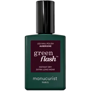 Manucurist - Vernis Green Flash Aubergine Semi Permanent pas cher