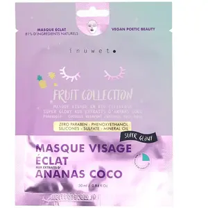 Comparateur de prix : Inuwet - Masque visage éclat Ananas coco Non teinté taille unique