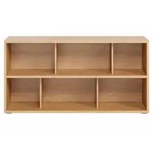 Comparateur de prix : MILIBOO Bibliothèque basse finition bois clair chêne L140 cm epure