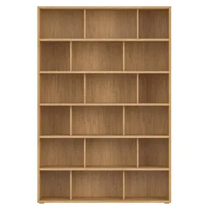 Comparateur de prix : Miliboo - Bibliothèque scandinave finition bois clair chêne L140 cm epure