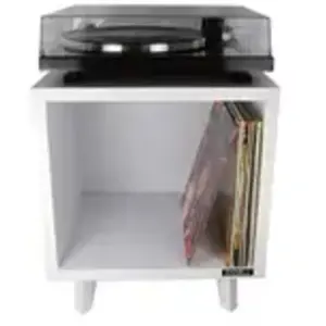 Comparateur de prix : Meuble Enova Hifi Vinyle Lover Cube wh Blanc