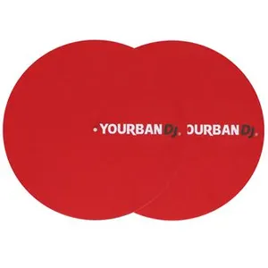Comparateur de prix : Paire de feutrine Yourban Dj YS 220 R Rouge pour platines vinyles