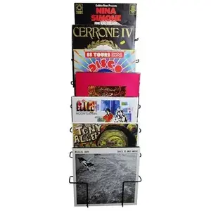 Comparateur de prix : Support mural Enova Hifi VWM 60 BL pour disques vinyle Noir