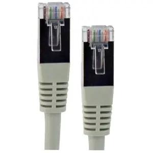 NEKLAN Câble ethernet RJ45 (20 m) catégorie 6 blindé gris pas cher