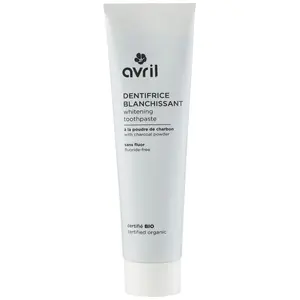 Comparateur de prix : Avril - Dentifrice blanchissant à la poudre de charbon bio 100 ml - Avril