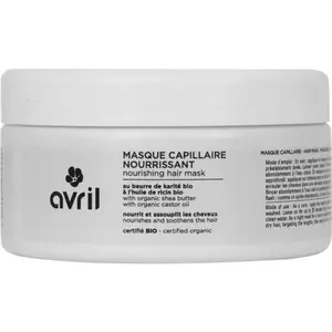 Avril Masque nourrissant bio - Beurre de karité & huile de ricin - Cheveux - 200 ml