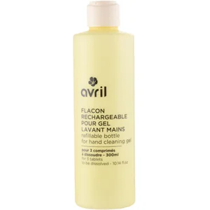 AVRIL Flacon vide rechargeable pour gel lavant mains - 350 ml pas cher
