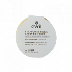 Avril - Shampooing solide avoine BIO cheveux normaux 100 g - Avril pas cher