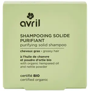 Avril Shampooing solide Cheveux gras Certifié bio 85g pas cher