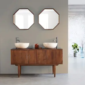 Comparateur de prix : BOIS DESSUS BOIS DESSOUS VINTAGE  Meuble de salle de bain en mindi massif 135 cm Berah Getah