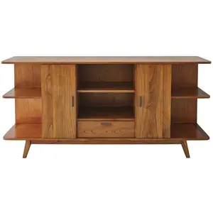 BERAH GETAH Buffet vintage mindi massif 180 cm pas cher