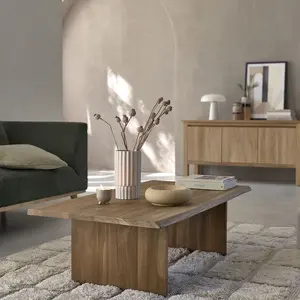 BOIS DESSUS BOIS DESSOUS BOSTON Table basse en teck massif 120 cm Berah Getah pas cher