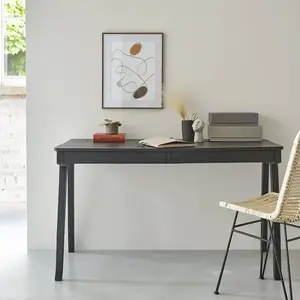 BOIS DESSUS BOIS DESSOUS GLASGOW  Bureau en manguier massif 130 cm Berah Getah pas cher