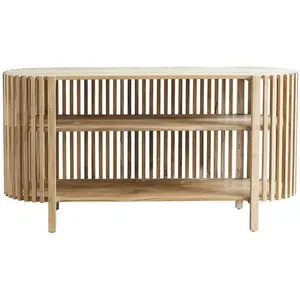 VICTORIA  Buffet en bois teck massif 160 cm Berah Getah pas cher