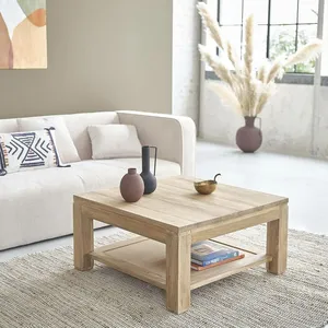 BOIS DESSUS BOIS DESSOUS BOSTON  Table basse en teck massif Berah Getah pas cher