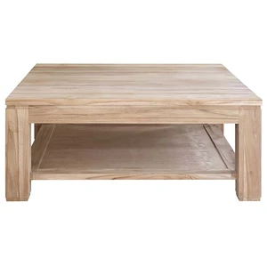 BOIS DESSUS BOIS DESSOUS BOSTON  Table basse en teck massif Berah Getah pas cher