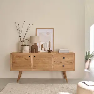 Comparateur de prix : BOIS DESSUS BOIS DESSOUS SACHA  Commode en mindi massif 180 cm Berah Getah