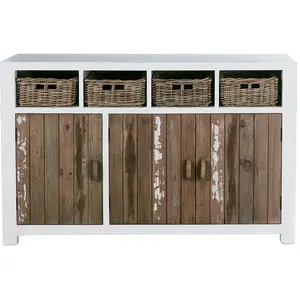 HONFLEUR  Buffet en bois recyclé massif 143 cm Berah Getah pas cher