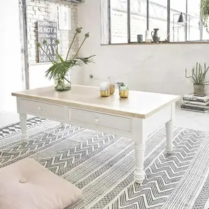 BOIS DESSUS BOIS DESSOUS LONDRES Table basse en acajou et teck massif Berah Getah pas cher
