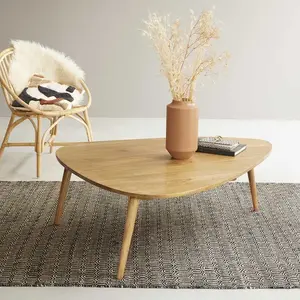 BOIS DESSUS BOIS DESSOUS ODDA Table basse en mindi massif 120 cm Berah Getah pas cher