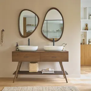 Comparateur de prix : BOIS DESSUS BOIS DESSOUS CALIXTE  Meuble de salle de bain en mindi massif 135 cm Berah Getah