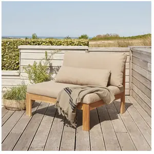 Berah Getah Fauteuil de jardin en teck massif pas cher