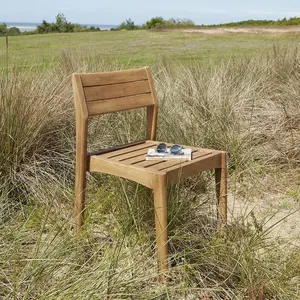 Berah Getah Chaise de jardin en teck recyclé massif pas cher