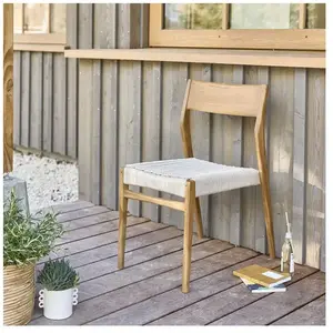 Berah Getah Chaise en teck massif et cordage pas cher