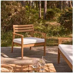BOIS DESSUS BOIS DESSOUS BARI  Fauteuil de jardin en teck massif Berah Getah pas cher