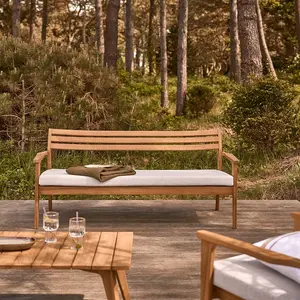 Comparateur de prix : BOIS DESSUS BOIS DESSOUS BARI  Canape de jardin en teck massif Berah Getah