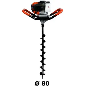Comparateur de prix : GT GARDEN - Tarière thermique 52 cm3, 3 CV + mèche 80 mm