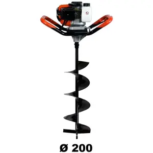 Comparateur de prix : GT GARDEN - Tarière thermique 52 cm3, 3 CV + mèche 200 mm