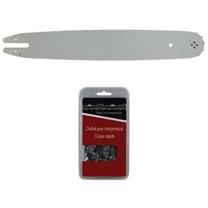 Comparateur de prix : Guide 35 cm (14 pouces) + chaîne 50 maillons - Compatible tronçonneuse...