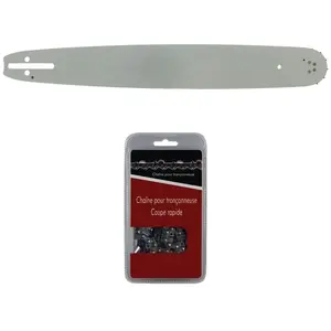 GT MARKET Guide 45 cm (18 pouces) + chaîne 72 maillons - Compatible tronçonneuses HUSQVARNAVendu parcdiscount