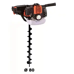 Comparateur de prix : GT GARDEN - Tarière thermique 52 cm3 - 3 CV + mèche 80 mm