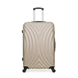 Hero - valise grand format lagos 75 cm 4 roues - beige pas cher