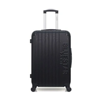 bluestar - valise weekend abs bucarest 4 roues 65 cm - noir pas cher