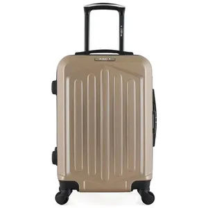 bluestar - valise cabine hagen 55 cm 4 roues - beige pas cher