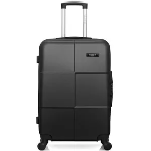 BLUESTAR - Valise Weekend ABS MIAMI 4 Roues 65 cm - NOIR pas cher