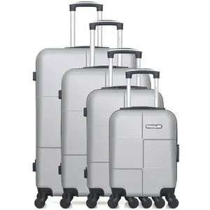 Valise - BLUESTAR - MIAMI - Grand format - 4 roues - 75 cm - Gris pas cher