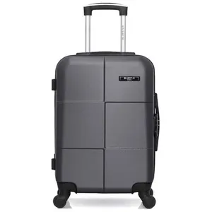BLUESTAR - Valise Cabine MIAMI 55 cm 4 Roues - gris pas cher