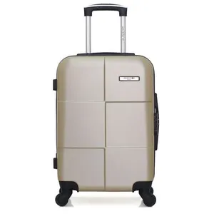 Bluestar - Valise Cabine 4 roues simples Miami 55 cm beige T.U pas cher